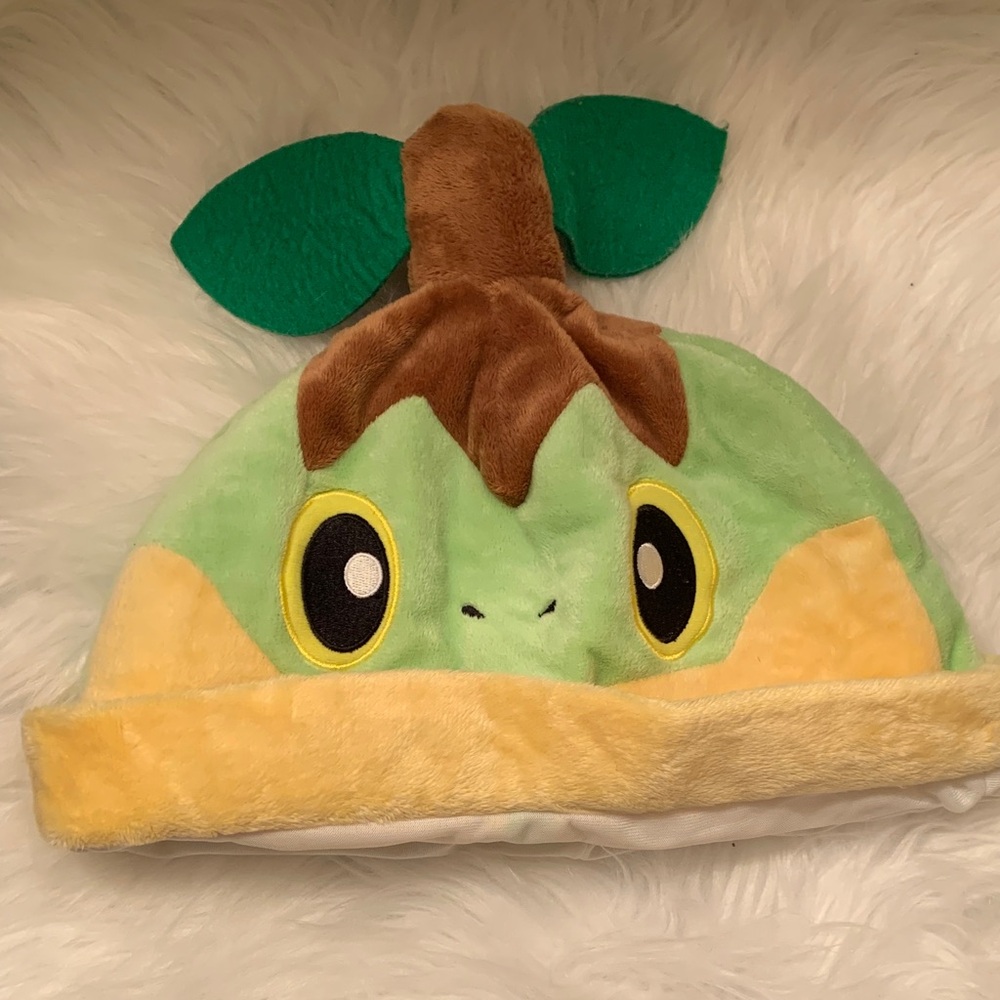 Pokemon Green and Brown Turtwig Hat